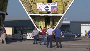 Video of Crew Compartment Trainer Being Loaded Onto Super Guppy Shot with Sony EX-1