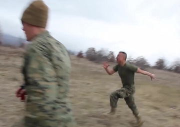 U.S. Marines and Romanian Soldiers Suffer Together Through OC Training