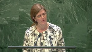 UNGA USUN Ambassador Power Remarks "Rise of Anti-Semitic Violence Worldwide"