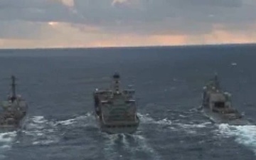 USS George Washington Replenishment at Sea
