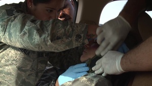 379th EMDG and Qatari Medics Conduct Joint Training