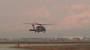 HH-60s Take Off From Bagram Airfield