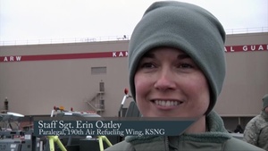 Kansas Air National Guard Assists with Presidential Visit