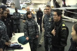 USS Ronald Reagan (CVN 76) Japan Relief Effort Clothing Donation