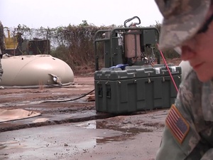 Soldiers Prep Vehicles for Redeployment from Liberia