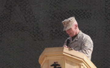 Independence Day Flag Raising Camp Leatherneck