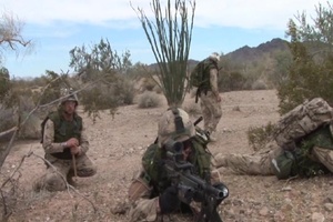 Assault Support Training 1 with Canadian Soldiers