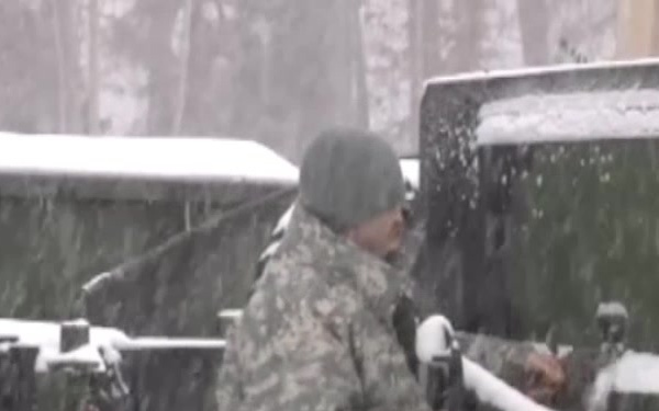 NC National Guard Assisting the North Carolina Division of Emergency Management during Winter Storm Pax