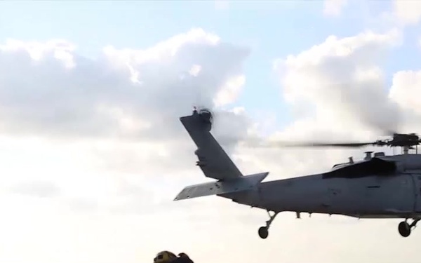 Helicopter Sea Combat Squadron 25 Take offs and Landings