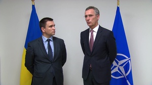 Foreign Minister of Ukraine Visits NATO HQ