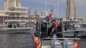 Coast Guard, Coast Guard Auxiliary, local law enforcement partner for Gasparilla safety
