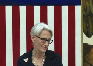 Under Secretary Sherman Addresses the Media in Tokyo