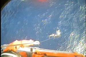 Coast Guard Rescues 5 People from Sinking Sail Boat off the Coast of Monterey