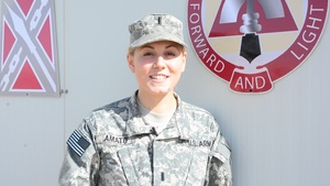 1LT Vanessa Amato sends Valentine's Day greeting