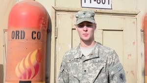 SPC Bryan Klingler Sends Valentine's Day Greeting