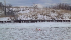 Coast Guard Rescues Dog From Icy Frankfort Bay