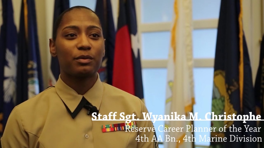 DVIDS - Video - Marine Forces Reserve Career Planner of the year