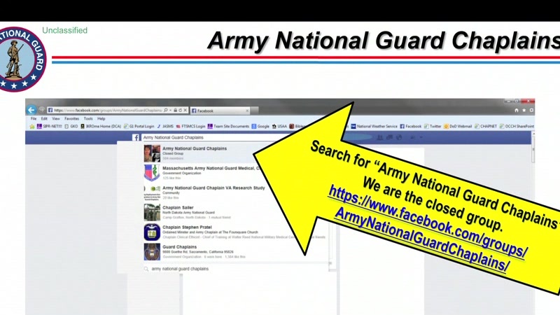 The Army National Guard Chaplains Facebook Page: What's In It For Me?