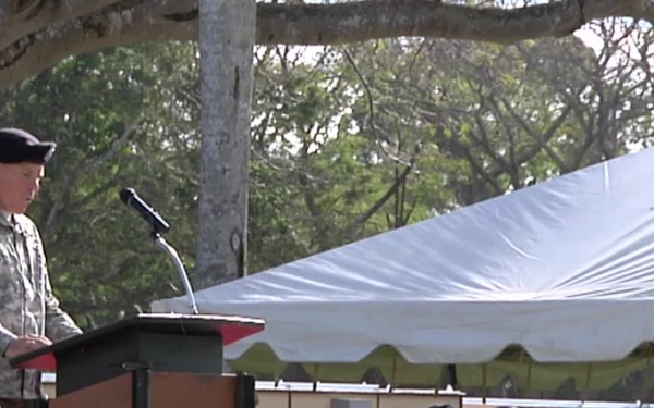 45th Sustainment Brigade Uncasing Ceremony