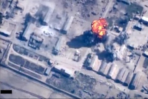 Syria: Airstrike against an ISIL Storage and Staging facility, Feb. 5, near Al Hasakah, Syria, Video 3