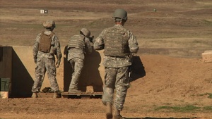 Best Warriors Competition 2015 Machine Gun Range