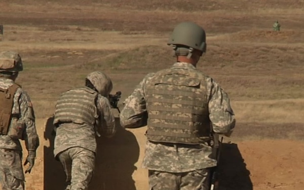 Best Warriors Competition 2015 Machine Gun Range