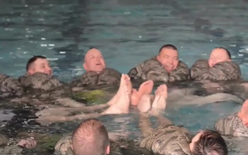 138th Fighter Wing Civil Engineering Squadron Conducts Water Survival Skills Training