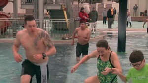 Polar Bear Plunge at Camp Humphreys
