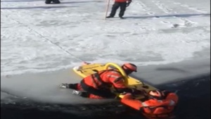 Coast Guard Station Burlington Ice Rescue Training