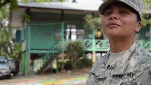 U.S. Army Soldier Bonds with Thai Children during Exercise Cobra Gold