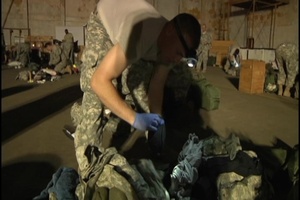 JFC-UA Service Members Go Through Customs Before Redeployment