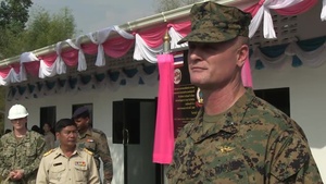Exercise Cobra Gold 2015 Engineer Civil/Humanitarian Assistance Program site 4 dedication ceremony
