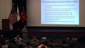Soldiers Attend Army Reserve Retirement Seminar