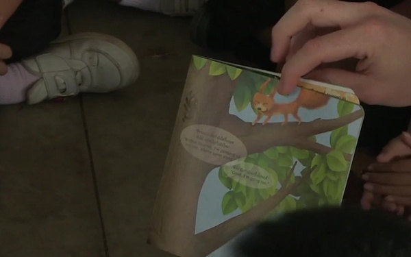 MAG-36 Marines, Sailors Visit Ban Klod School