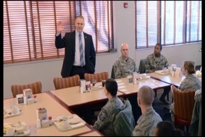 Retired USAF #16 Chief Master Sergeant of the Air Force James Roy Visits Shaw AFB, SC