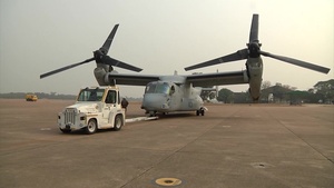 B-roll of Service Members Host an Open House in Thailand