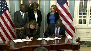 Document Signing for Liberia Development Funds