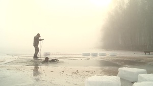 Multinational Ice Water Immersion Training at Camp Adazi