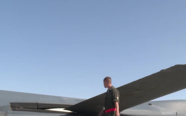 B-1B Lancer Maintenance B-roll Stringer