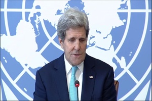 U.S. Secretary of State, John Kerry Press Conference: Gevena, Switzerland