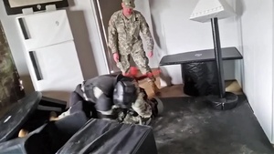 Competitor Combatives at the 2015 ARMEDCOM Best Warrior Competition