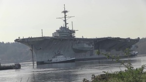 USS Ranger Departs Bremerton