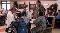 Missouri Air National Guard Members Visit With Retired Veterans