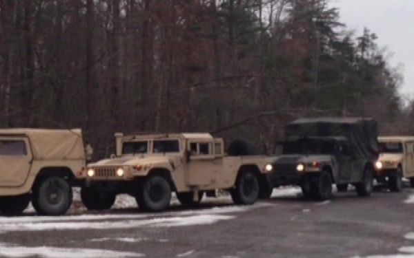 Tennesee National Guard Assists in February 2015 Winter Storm