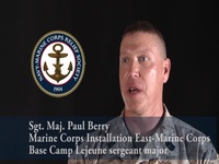 Sgt Maj Berry Talks About His Navy Marine Corps Relief Society Experience