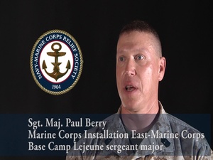 Sgt Maj Berry Talks About His Navy Marine Corps Relief Society Experience