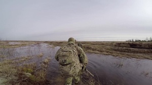 US Army Snipers Support Latvian Land Forces