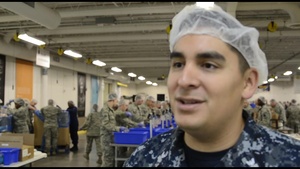 Oklahoma Military and OKC Thunder Team Up At The Regional Food Bank