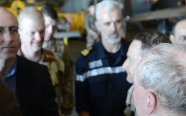 General Dempsey Visits French Aircraft Carrier Charles de Gaulle