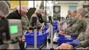 Oklahoma Military and OKC Thunder Team Up At The Regional Food Bank